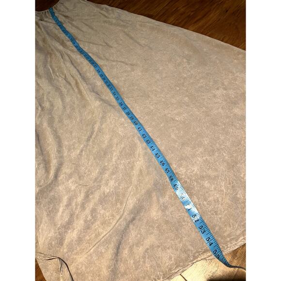 The Odells ANTHROPOLOGIE Maxi Slip Dress w Sash Size M Medium POCKETS MINIMALIST - Picture 7 of 8